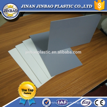 4x8 extrude board plastic panel grey pvc rigid sheet for decoration